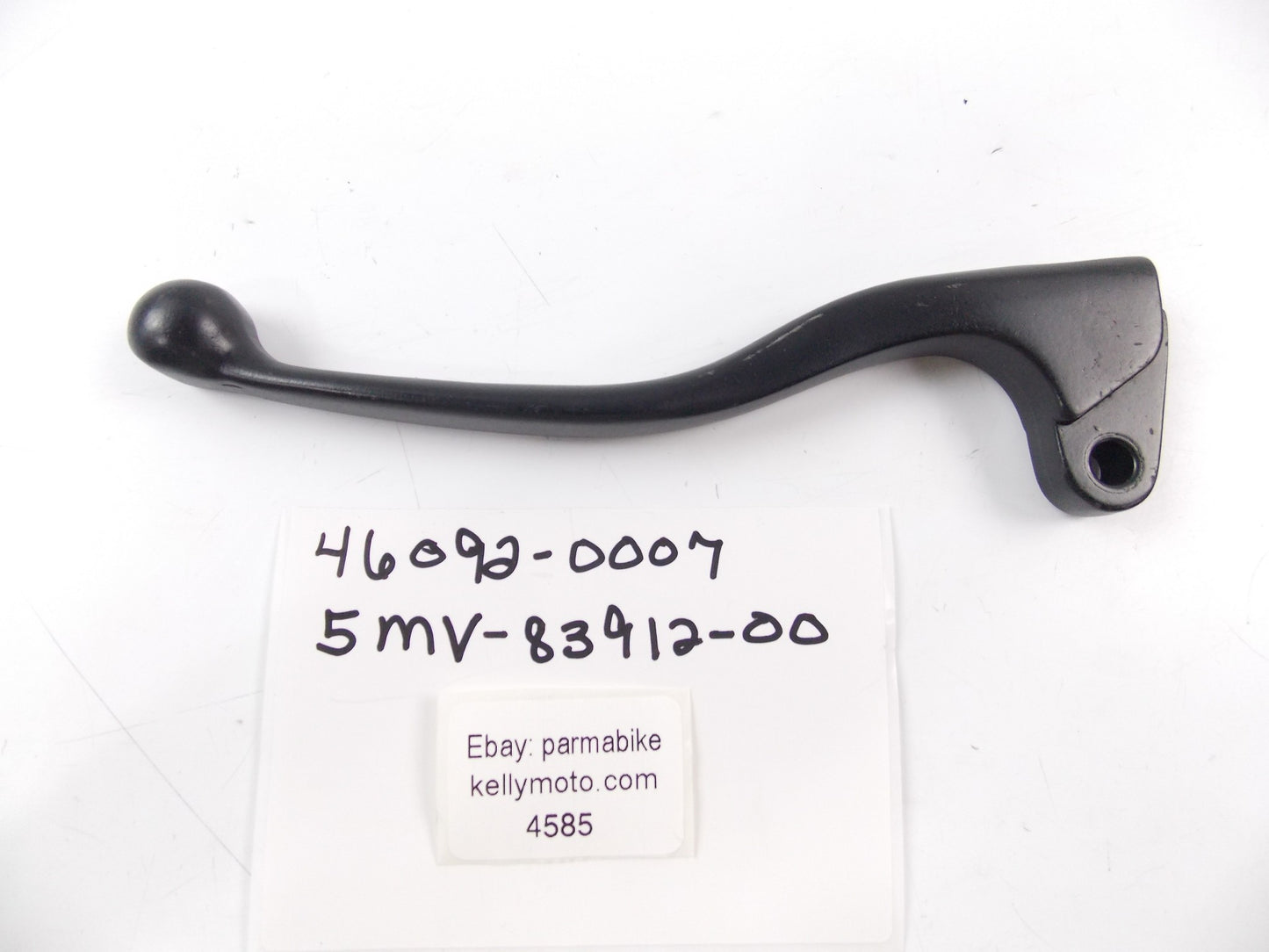 YAMAHA 2001-2013 YZ250/426 WR250 CLUTCH LEVER BLACK 46092-0007 | 5MV-83912-00 - MotoRaider