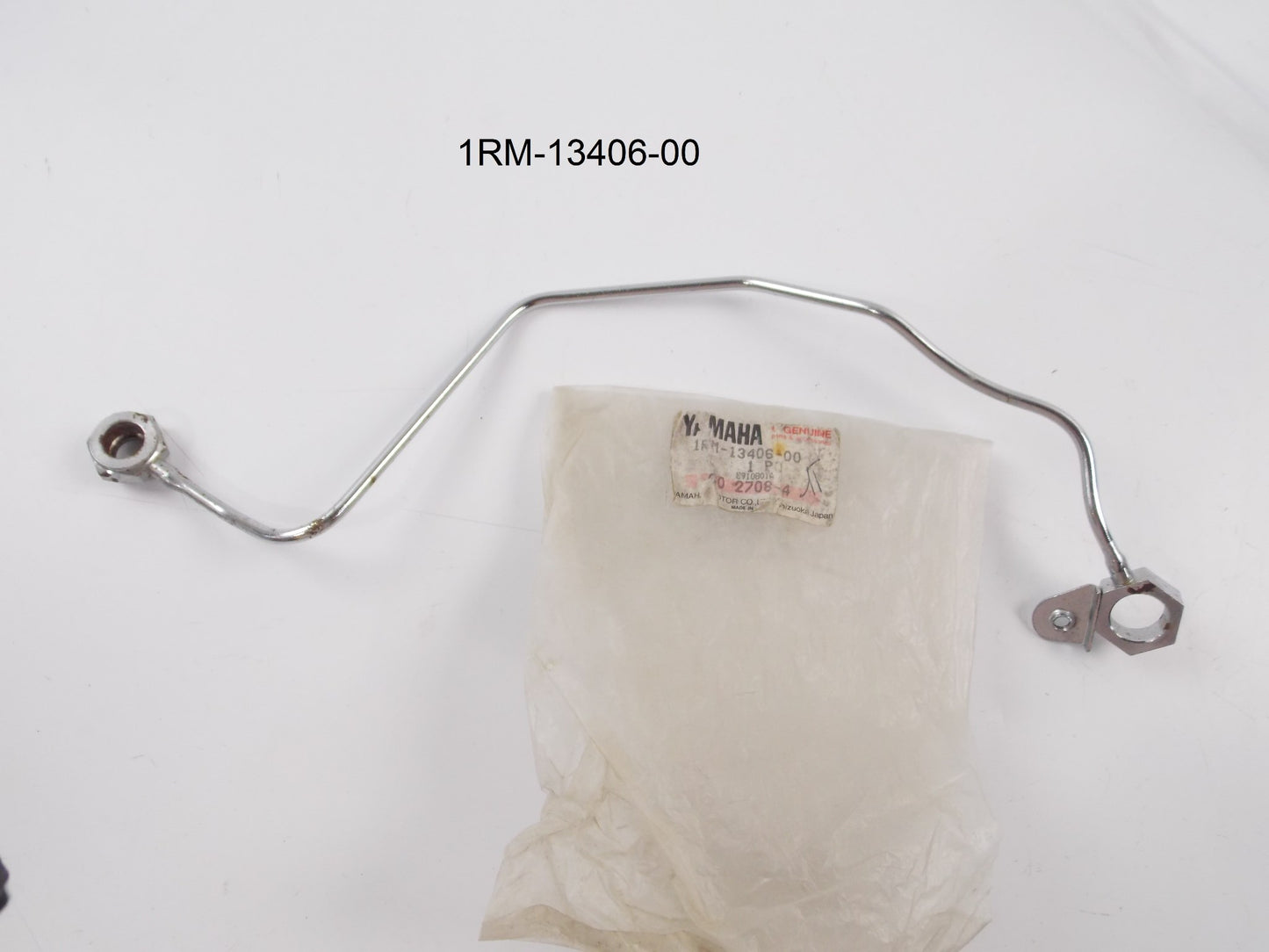 NOS 1986-1999 YAMAHA OIL PIPE COMP 2 XV750/1100 1RM-13406-00 - MotoRaider