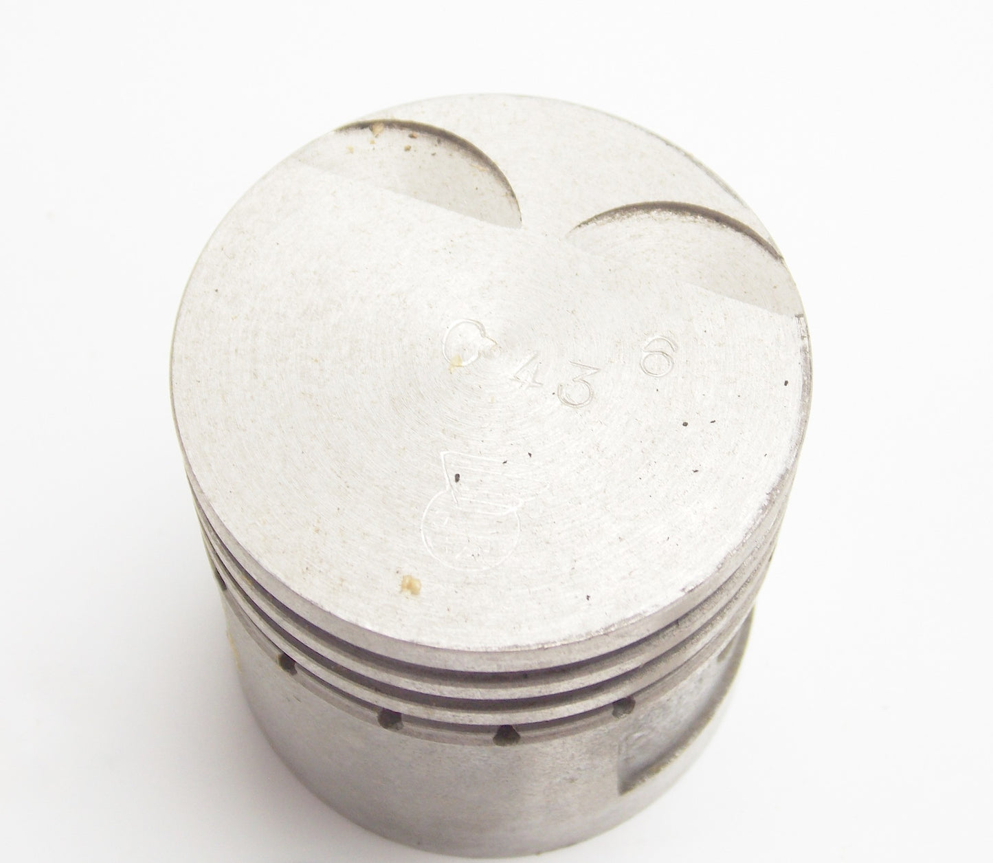 NOS DINAMIN PISTON+RINGS+PIN+CLIPS SET CPL D=43.6 mm DUCATI 60cc CUCCIOLO SPORT - MotoRaider