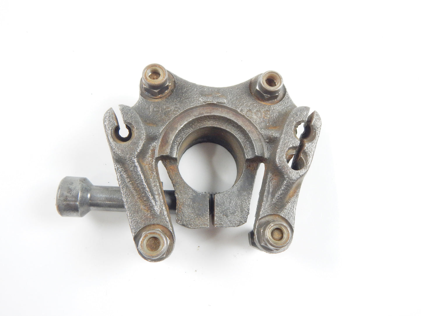 VINTAGE SCOOTER 1960 LAMBRETTA LI 150 HANDLEBAR CABLE HOLDER HUB HEADSET FRONT - MotoRaider