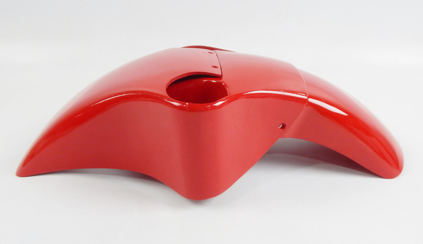 OEM DUCATI CAGIVA FRONT RED MUDGUARD FIBERGLASS FENDER 037767200 | 037767250 - MotoRaider
