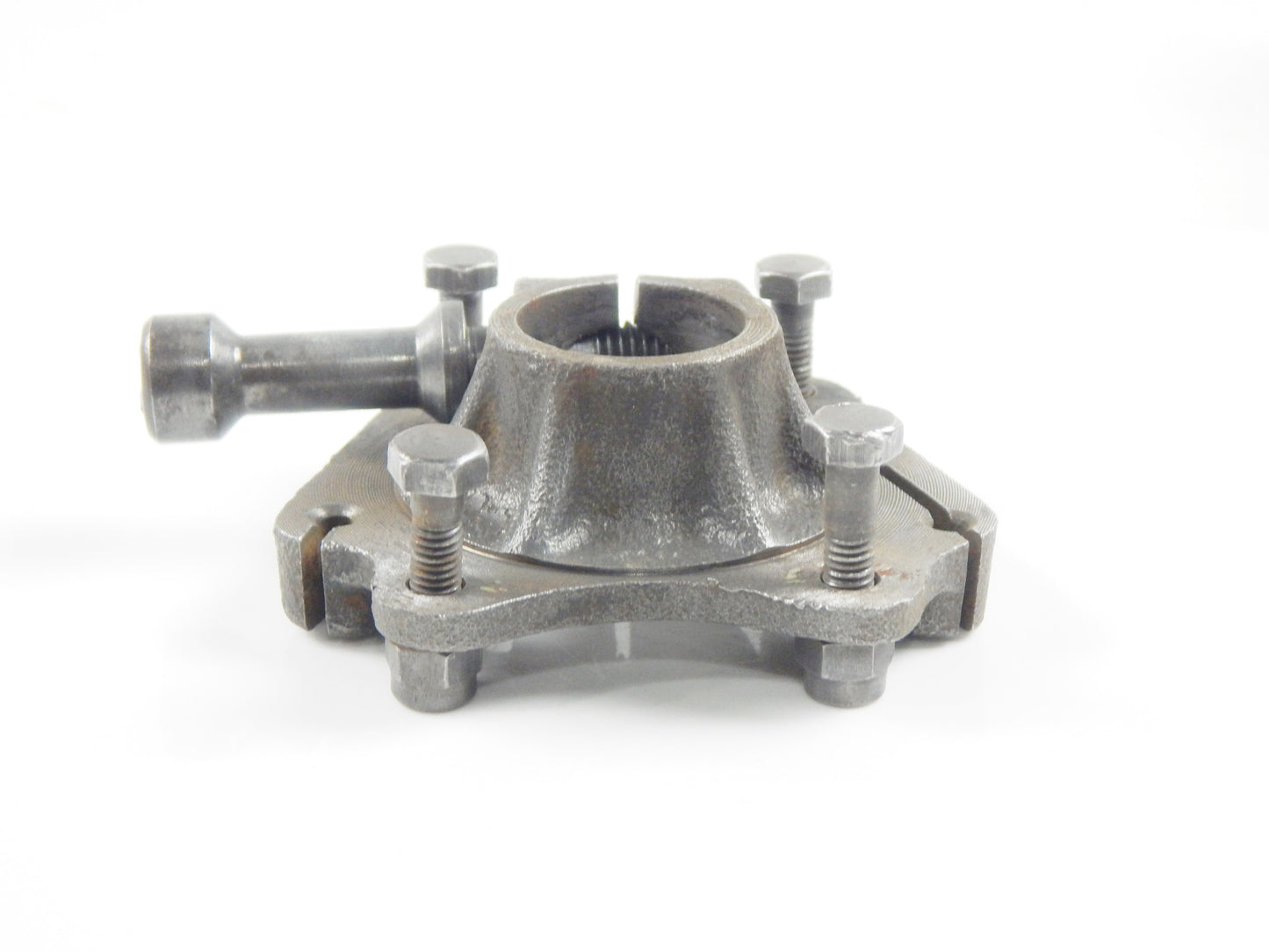 VINTAGE SCOOTER 1960 LAMBRETTA LI 150 HANDLEBAR CABLE HOLDER HUB HEADSET FRONT - MotoRaider