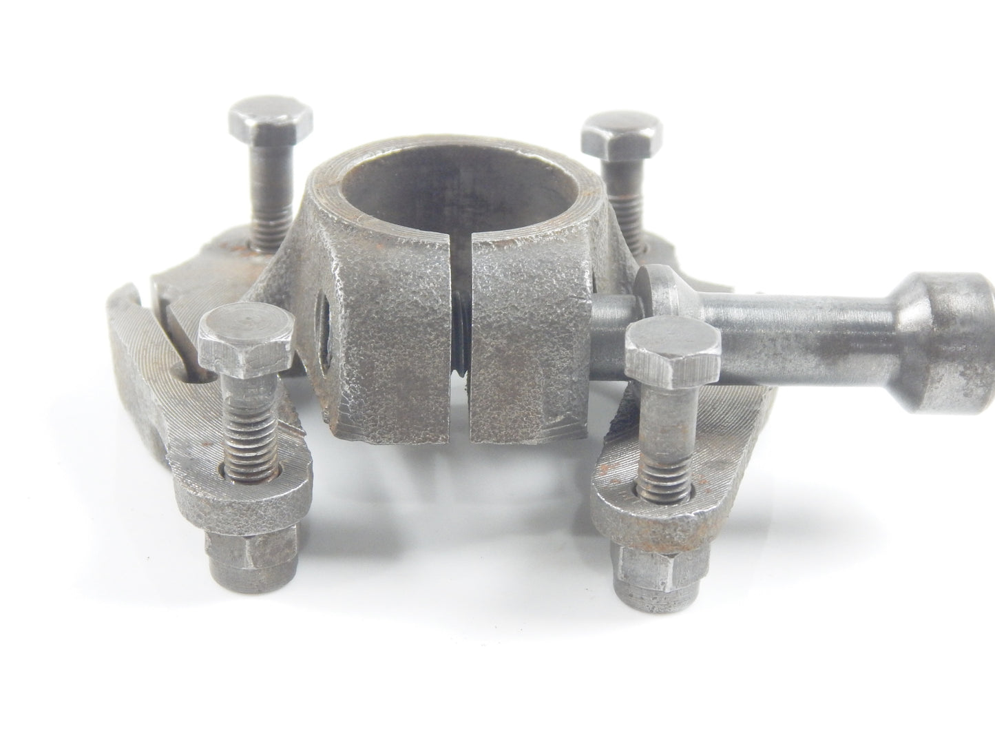 VINTAGE SCOOTER 1960 LAMBRETTA LI 150 HANDLEBAR CABLE HOLDER HUB HEADSET FRONT - MotoRaider