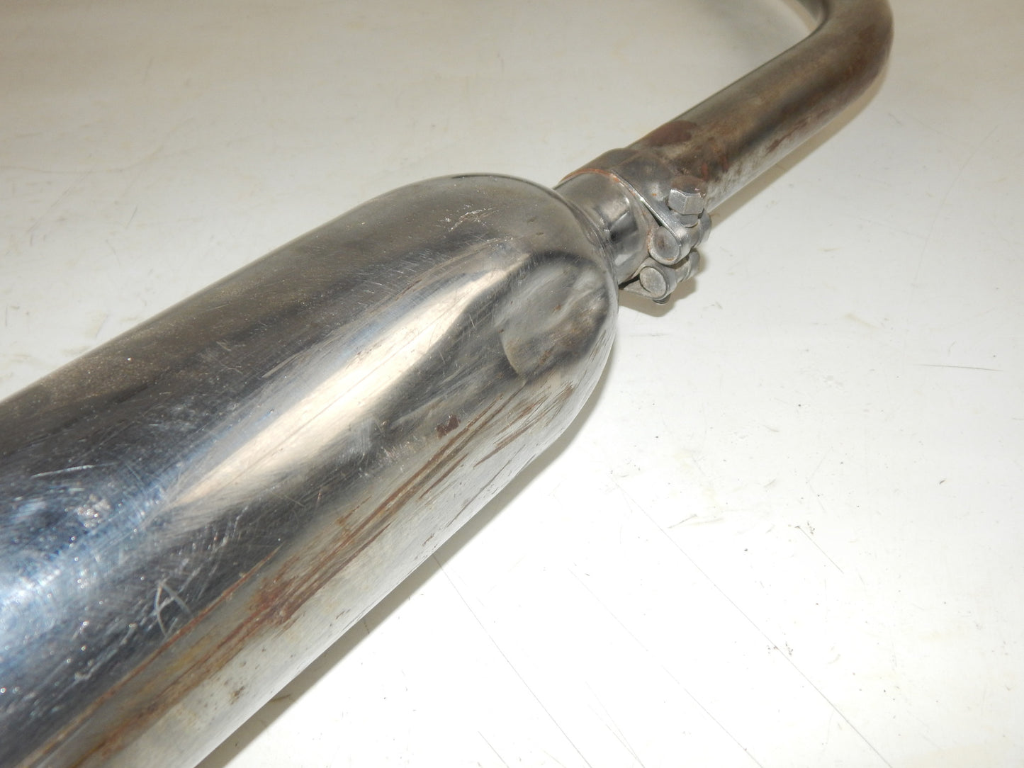 1970 GILERA 125 GIUBILEO HEADER+EXHAUST PIPE MUFFLER SILENTIUM DGM 0378 VINTAGE - MotoRaider