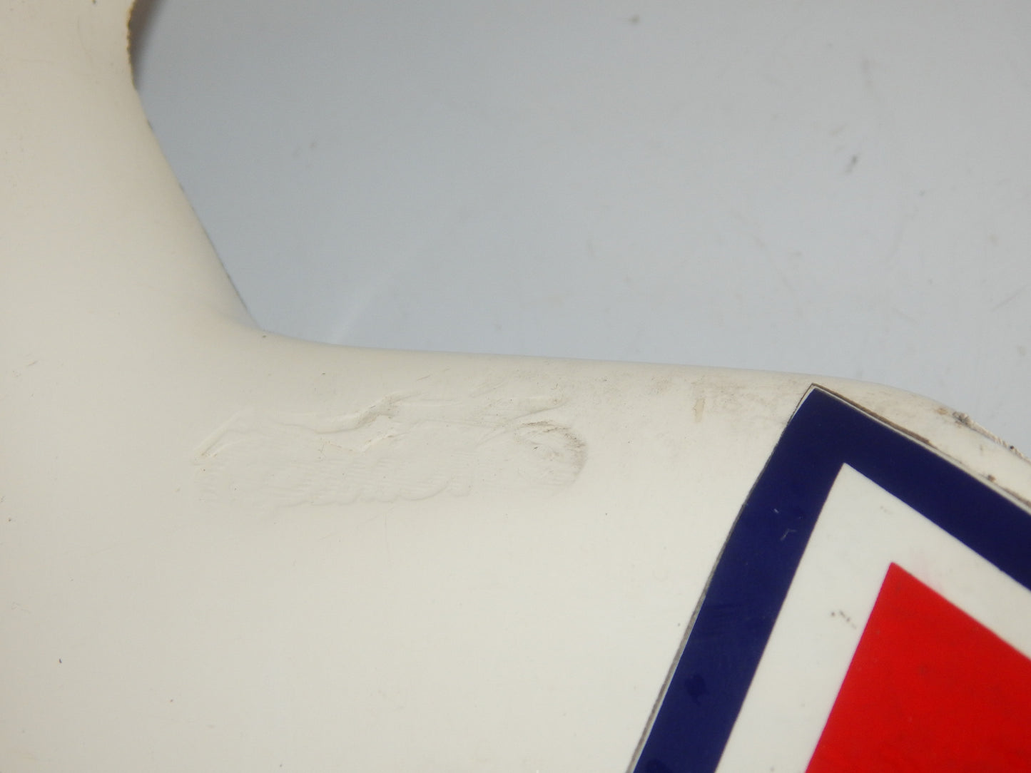 1980's MOTORCYCLE FRONT WHEEL LH ROTOR FIBERGLASS PROTECTOR COVER COSMOTO ITALY - MotoRaider