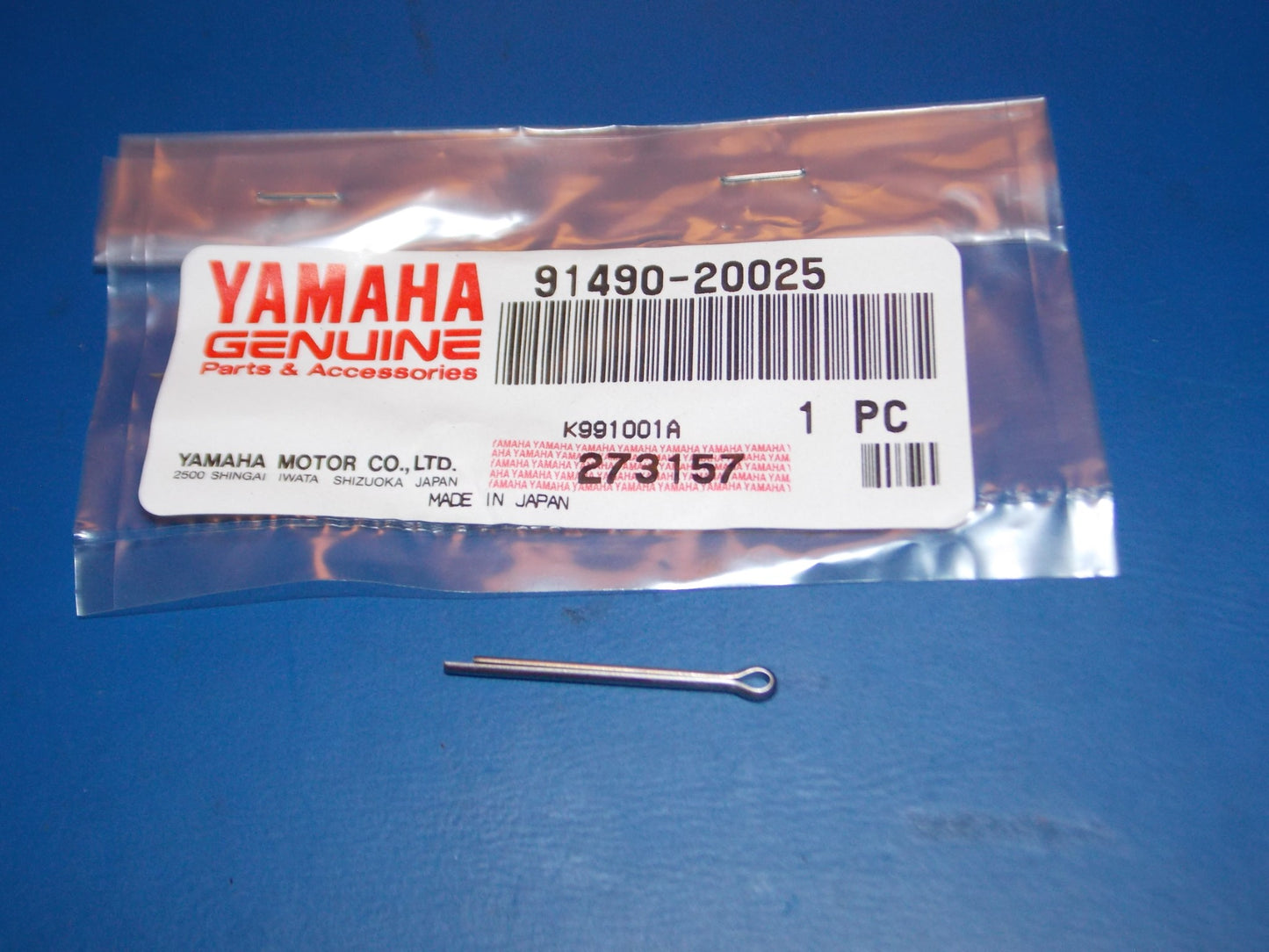 NOS YAMAHA 1962-2001 SL338/396 SS338 SW396 GP292 DT100 COTTER PIN 91490-20025 - MotoRaider