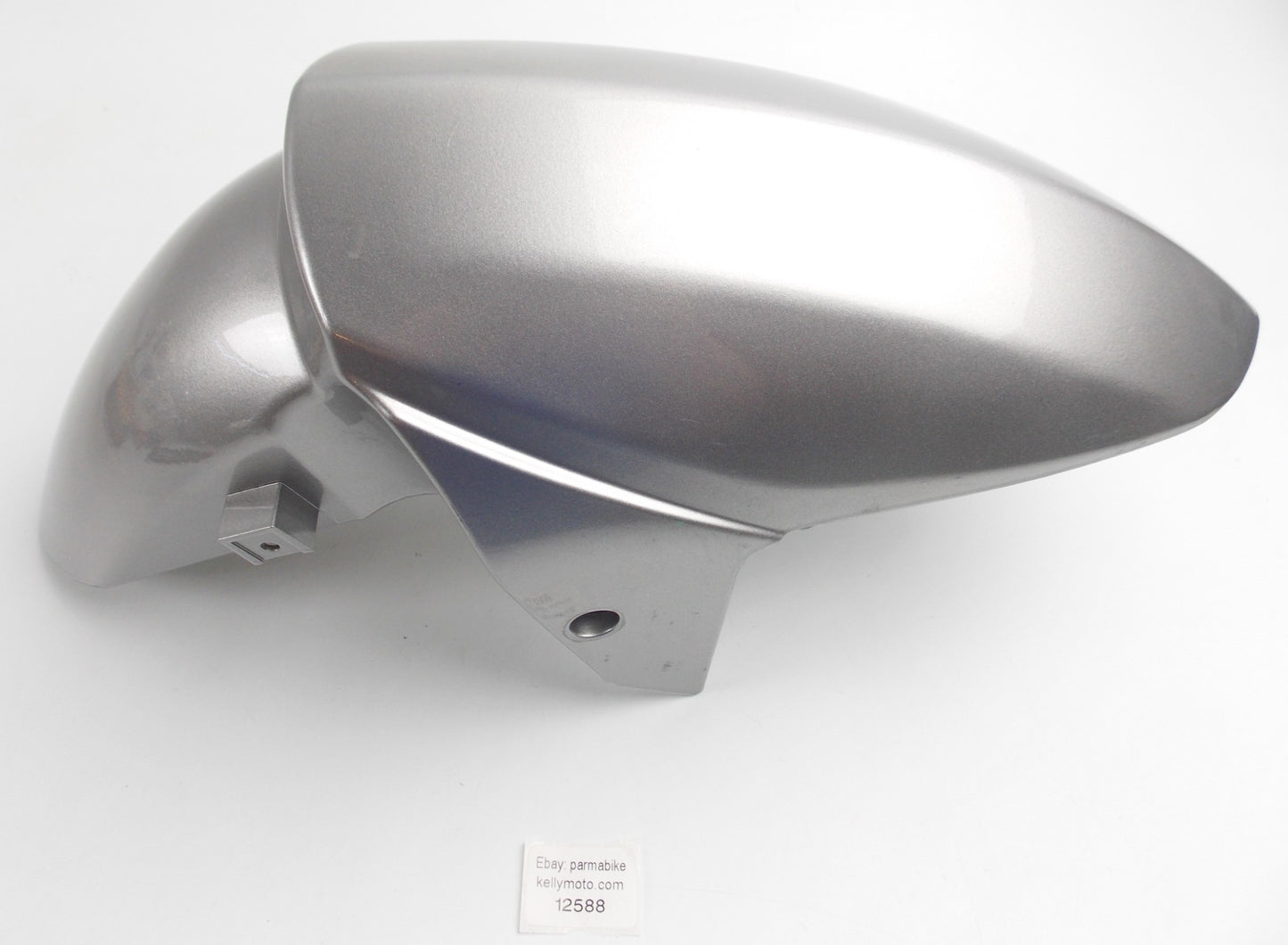 OEM GARELLI 2011-2012 Xo 200 SILVER GRAY MUD GUARD FRONT FENDER GA428A3100299 - MotoRaider