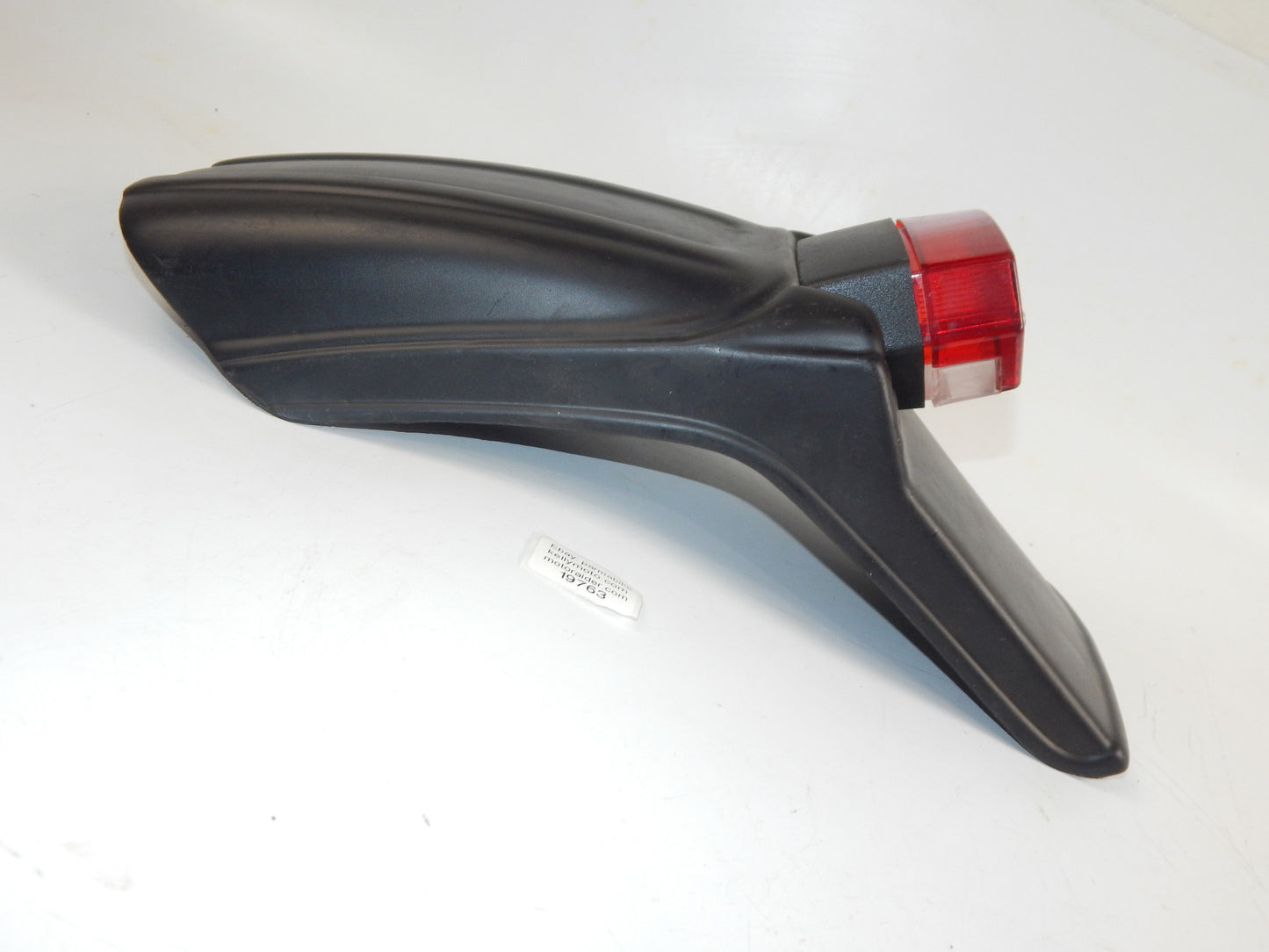 1990's MOTORCYCLE REAR BLACK PLASTIC SHORT FENDER+VERALUX TAILIGHT ENDURO ITALY - MotoRaider