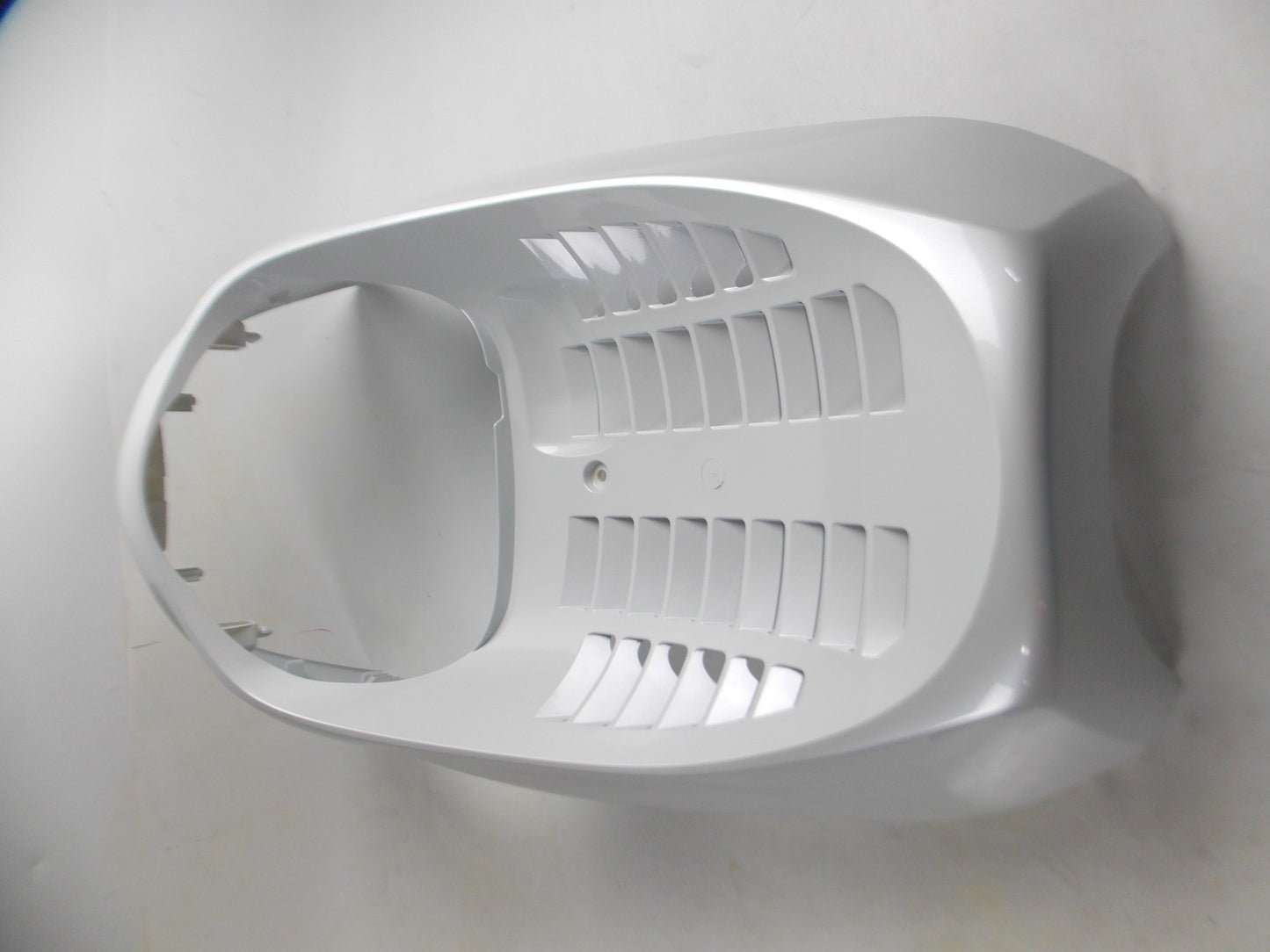 OEM HONDA 2007-2008 SH300 PEARL WHITE - COVER FRONT LOWER FAIRING 64302-KTW-9000 - MotoRaider