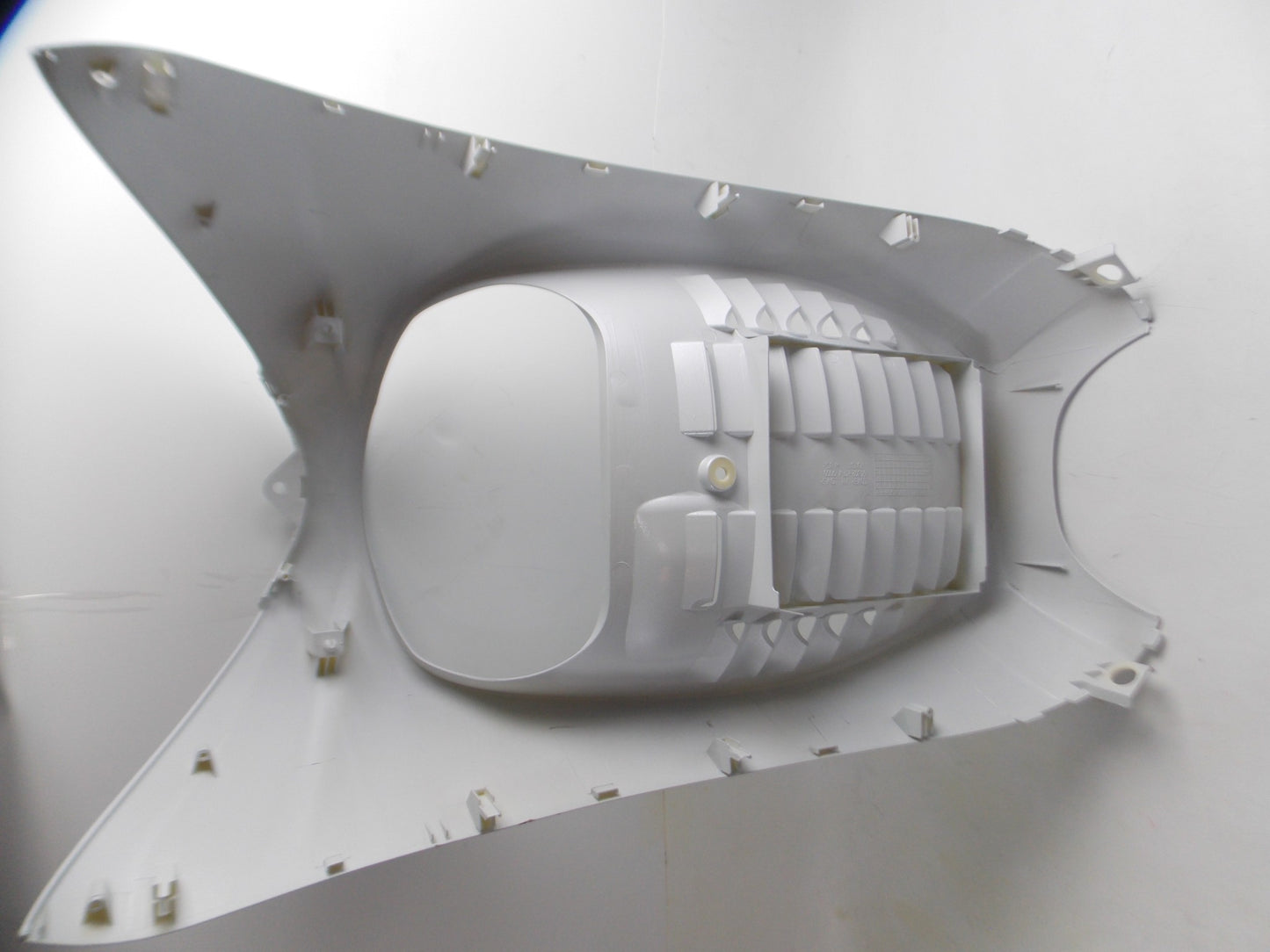 OEM HONDA 2007-2008 SH300 PEARL WHITE - COVER FRONT LOWER FAIRING 64302-KTW-9000 - MotoRaider