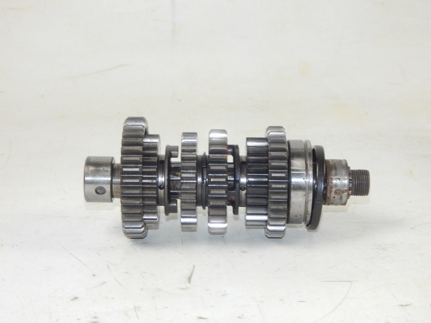 1986 SUZUKI GSXR 750 ENGINE MOTOR TRANSMISSION GEARBOX COUNTER SHAFT+GEARS - MotoRaider