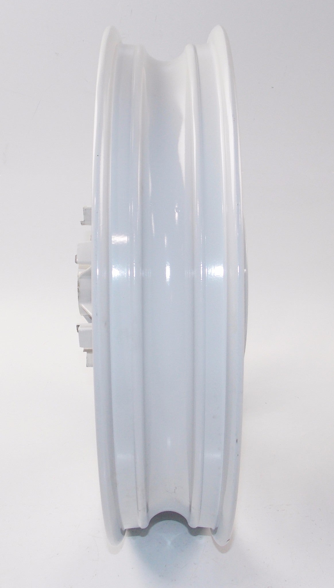 OEM CAGIVA 87-92 FRECCIA 17"x3.00 ALLOY DELTA SPOKE WHITE RIM GRIMECA 80B053669 - MotoRaider