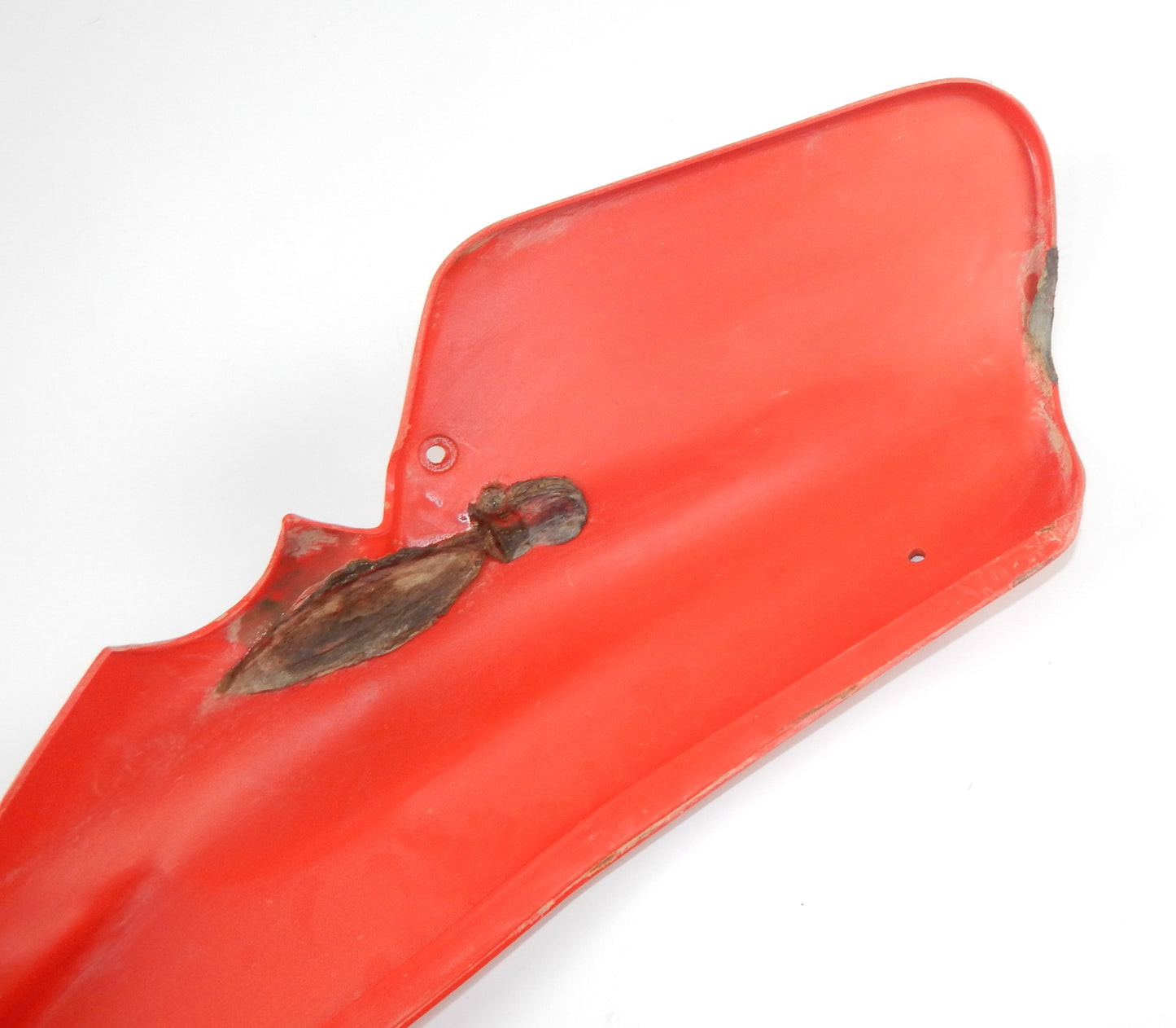 1983 BETA CR 250 FRAME CHASSIS LH RED SIDE PANEL PLASTIC COVER VINTAGE MOTOCROSS - MotoRaider