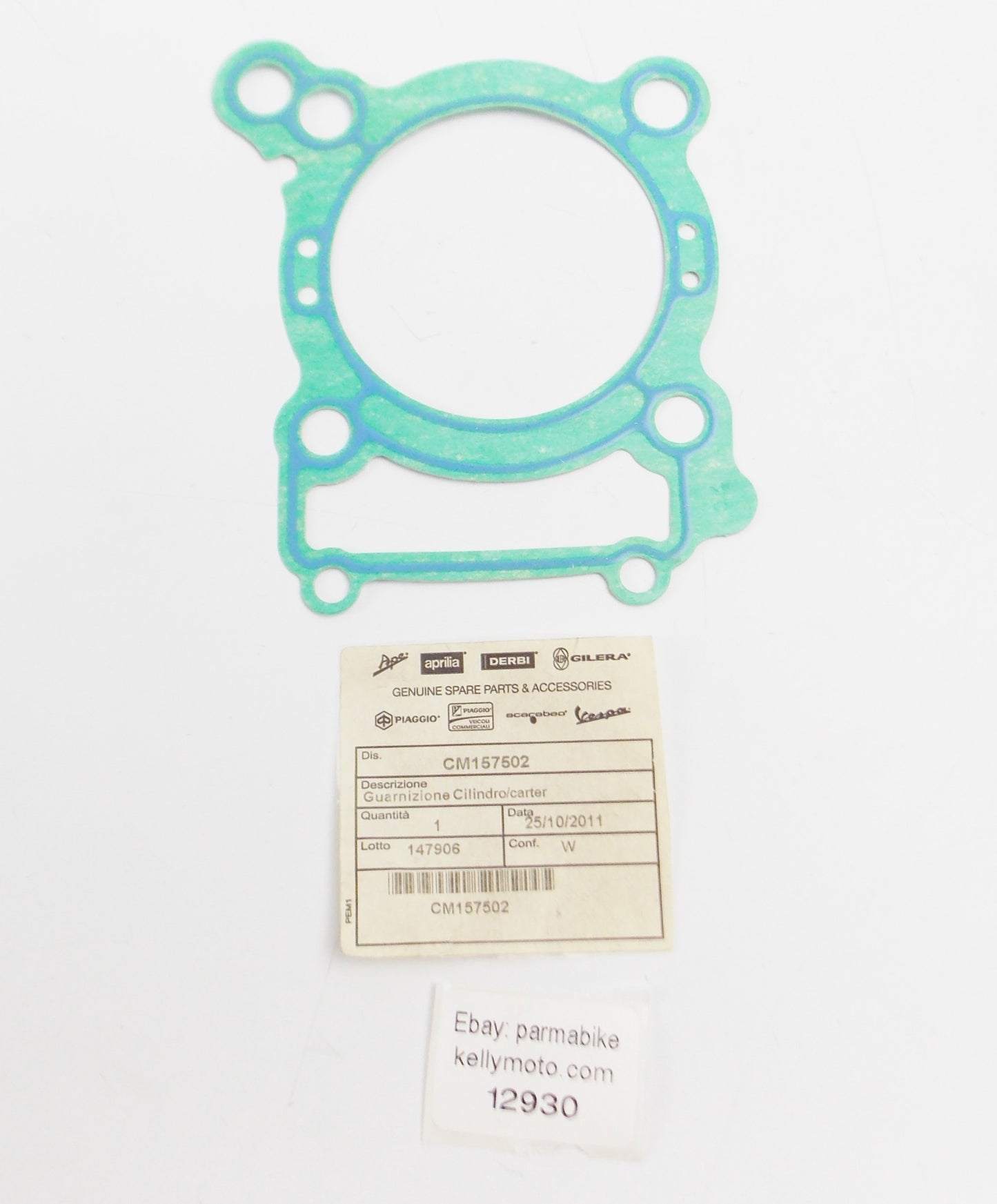 OEM APRILIA 125 DERBI 125 PIAGGIO GASKET CYLINDER PISTON CM157502 | CM278202 - MotoRaider