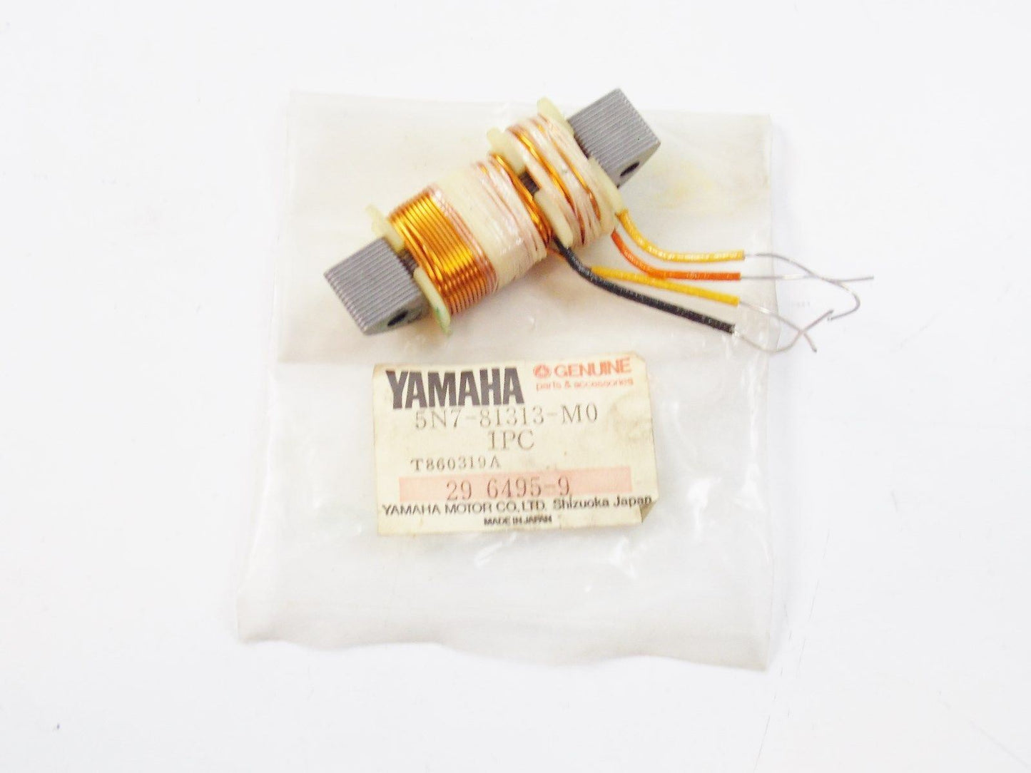 NOS OEM YAMAHA 1982-1987 LIGHTING COIL 1 MJ50 QT50 5N7-81313-M0 - MotoRaider