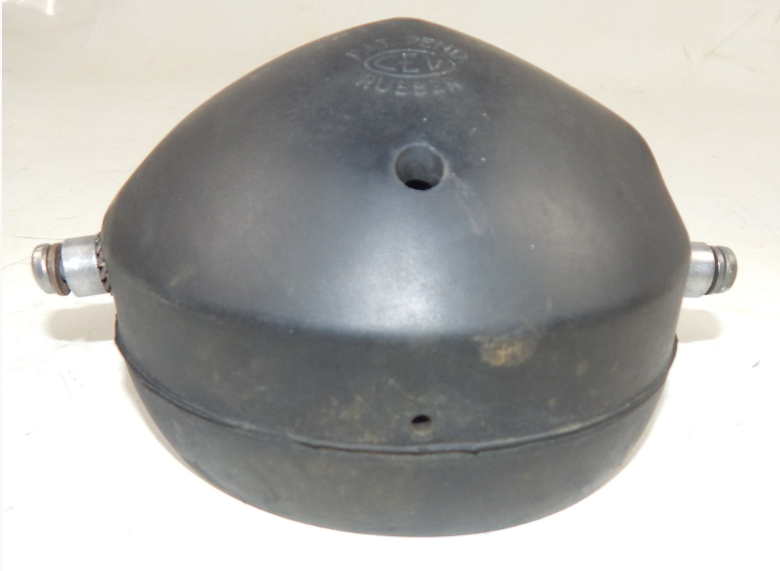 70's FANTIC MOTOR 125 TRIAL HEAD FRONT LIGHT CEV 105 BEAM RUBBER HOUSING VINTAGE - MotoRaider