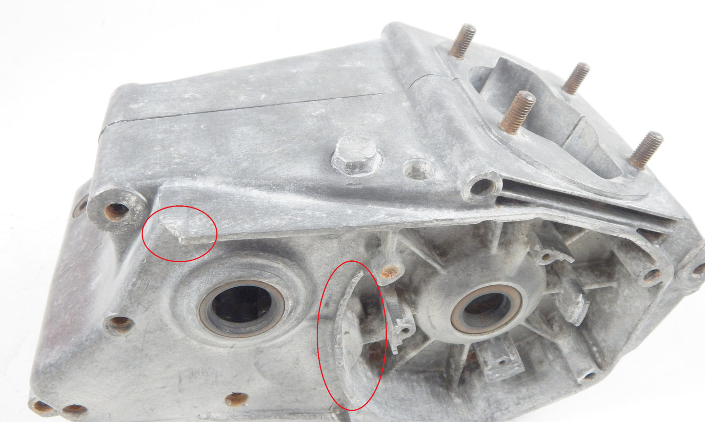 1968-1969 SACHS ENGINE CRANKCASE CENTER CASE 0611-111-199 0611-112-199 KTM DKW - MotoRaider