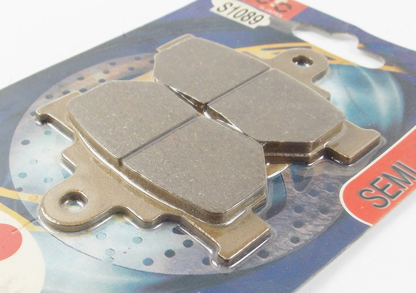 KYOTO BRAKE PADS FRONT WHEEL SEMI-METALIC SUZUKI TU250 1997-2001 S1089 - MotoRaider