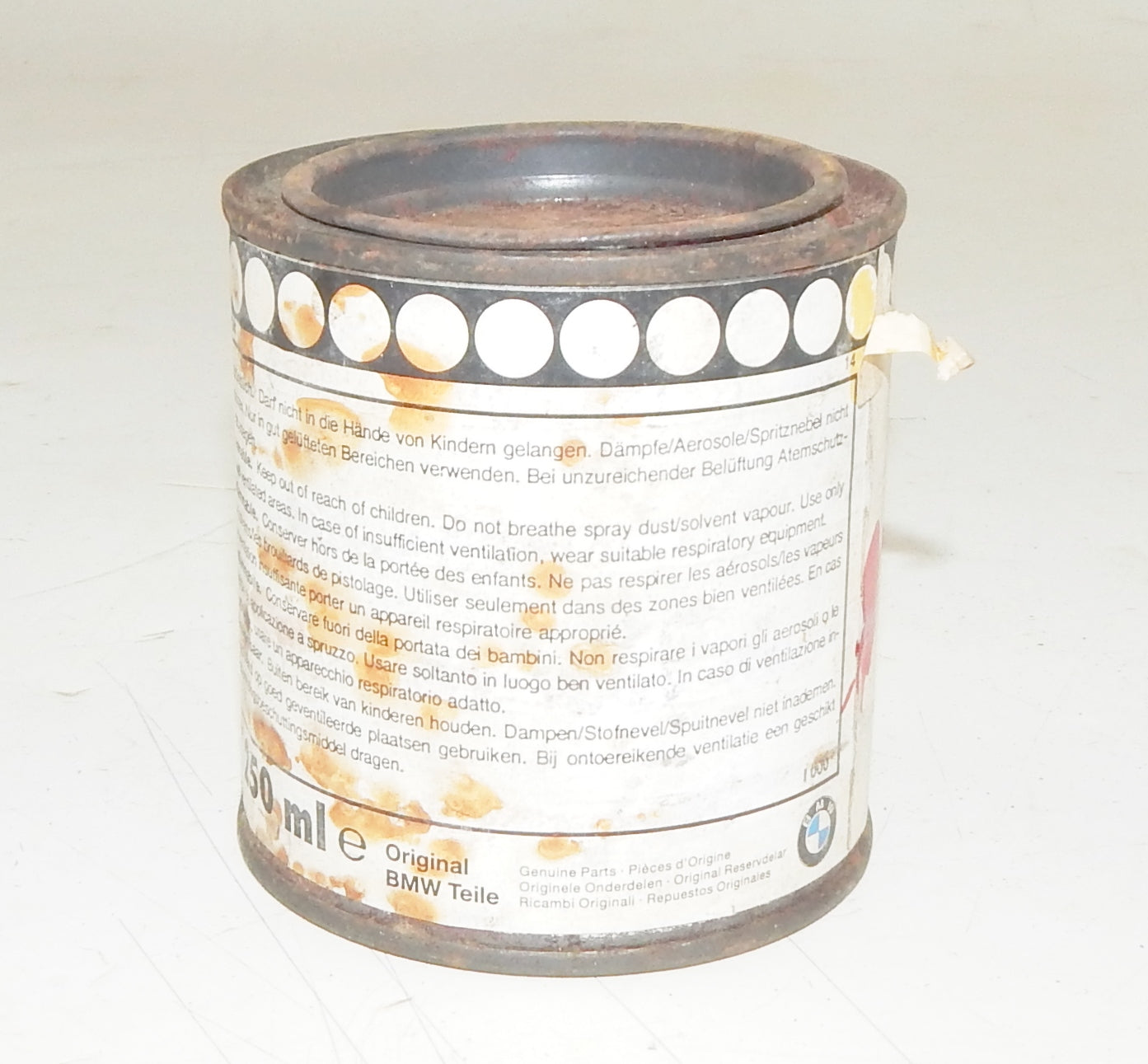 OEM BMW PAINT CAN 250ml ACRYLIC VARNISH BMW 222 51912307051 - MotoRaider