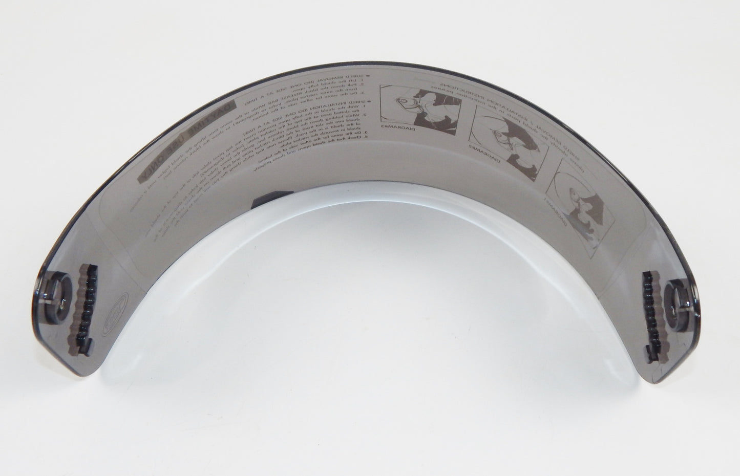 GMAX FULL FACE HELMET GM38/GM69 SINGLE LENS SHIELD VISOR SMOKE GREY MOTORCYCLE - MotoRaider