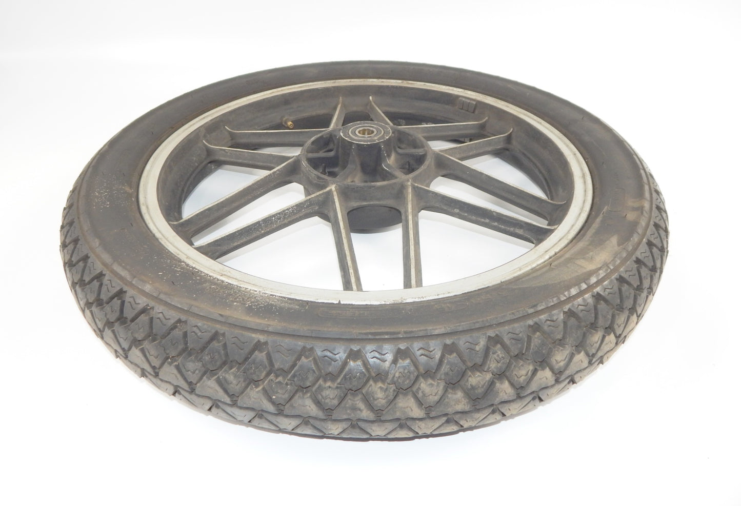 1981 MOTO GUZZI MONZA V50 RIM TIRE MICHELIN REAR WHEEL 3.50x18 VINTAGE ITALY - MotoRaider