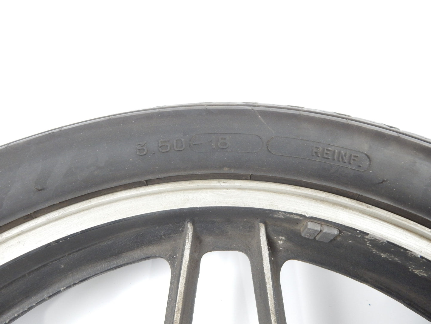 1981 MOTO GUZZI MONZA V50 RIM TIRE MICHELIN REAR WHEEL 3.50x18 VINTAGE ITALY - MotoRaider
