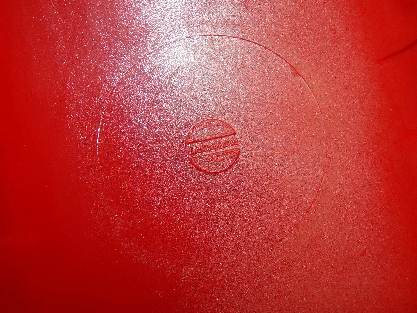 OEM LAVERDA 1990 LB-1 SPORT FRONT FENDER PLASTIC RED L=26" W=5" MUD GUARD ITALY - MotoRaider