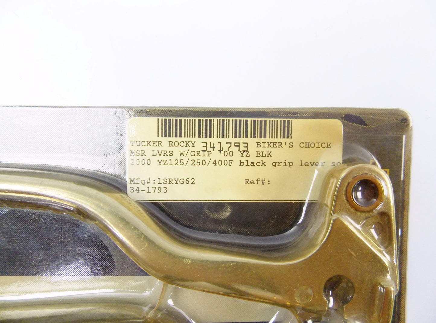 ALUMINUM YAMAHA 2000 YZ125/250/400F CLUTCH BRAKE LEVER SET W/BLACK GRIP 34-1793 - MotoRaider