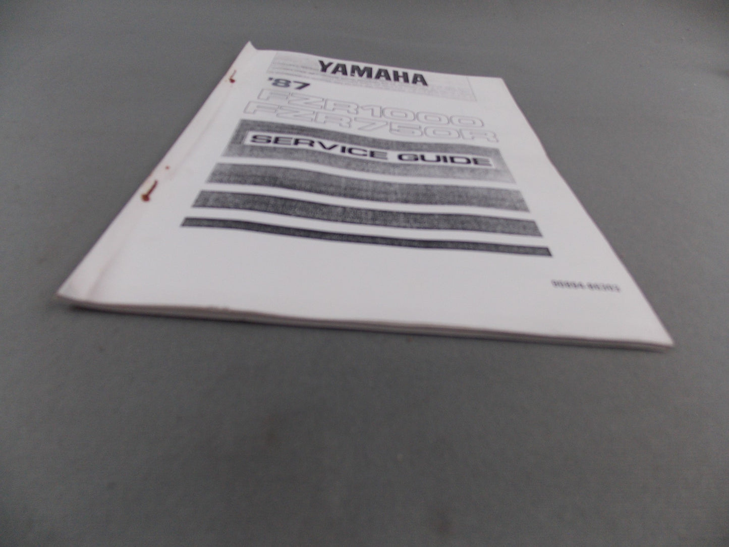YAMAHA 1987 FZR1000 FZR750R SERVICE GUIDE ITALIAN # 90894-86303 - MotoRaider