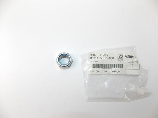 NOS OEM 1996-1999 SUZUKI AY50  REAR AXLE NUT  D8311-60168 - MotoRaider