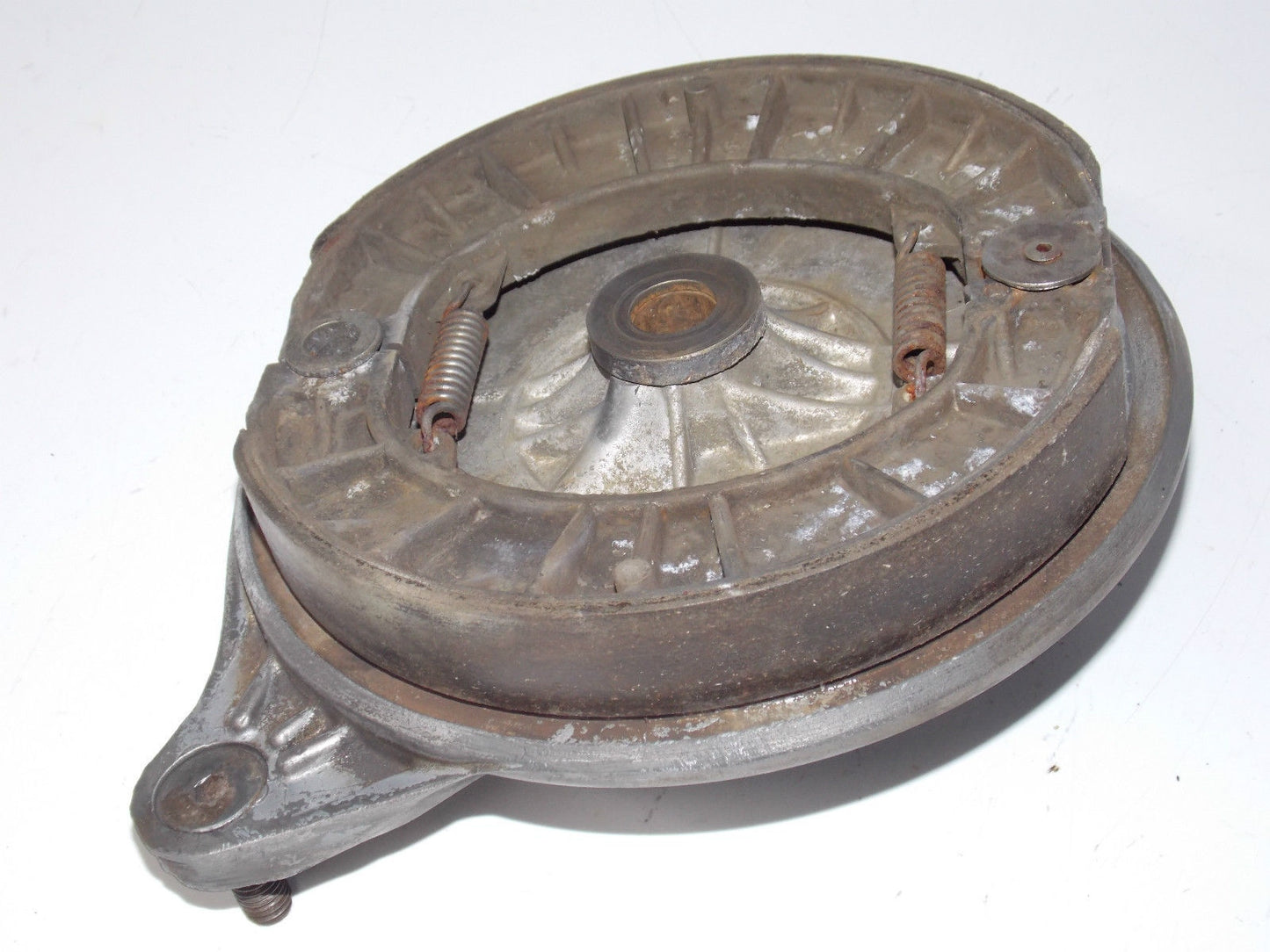 1978 KTM 400 MC5 GS MOTOCROSS REAR WHEEL BRAKE PLATE WITH SHOES PENTON - MotoRaider