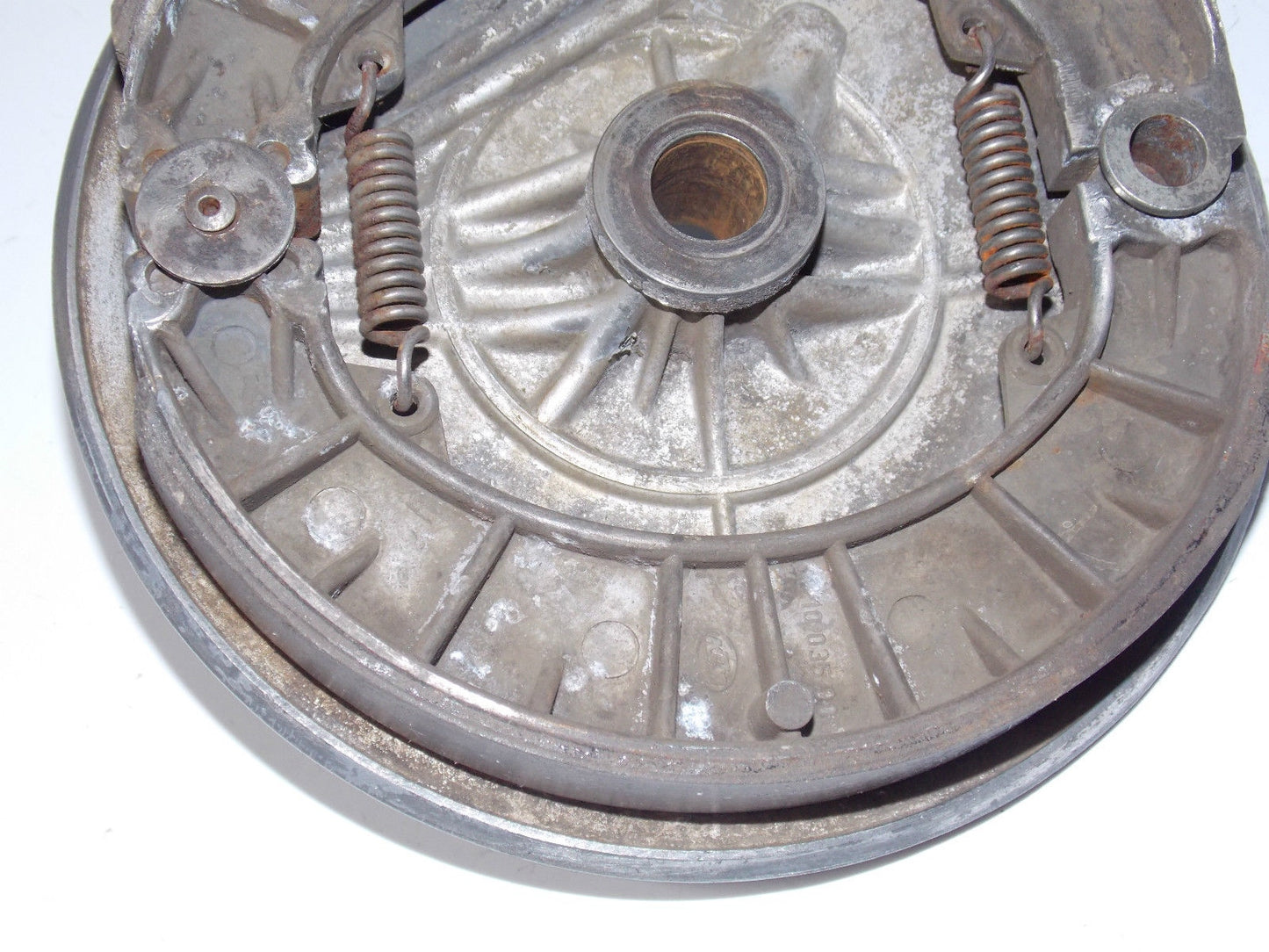 1978 KTM 400 MC5 GS MOTOCROSS REAR WHEEL BRAKE PLATE WITH SHOES PENTON - MotoRaider