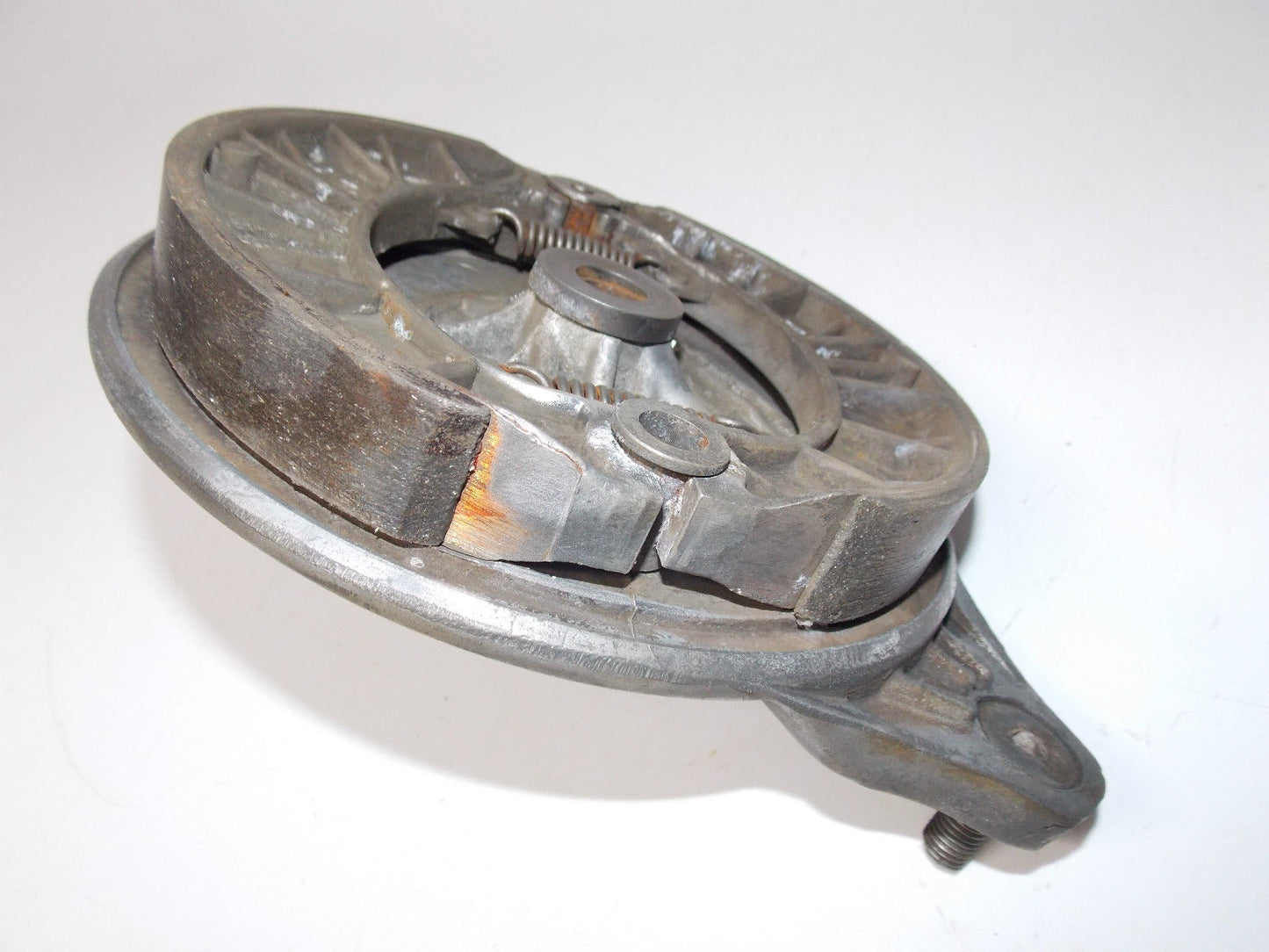 1978 KTM 400 MC5 GS MOTOCROSS REAR WHEEL BRAKE PLATE WITH SHOES PENTON - MotoRaider
