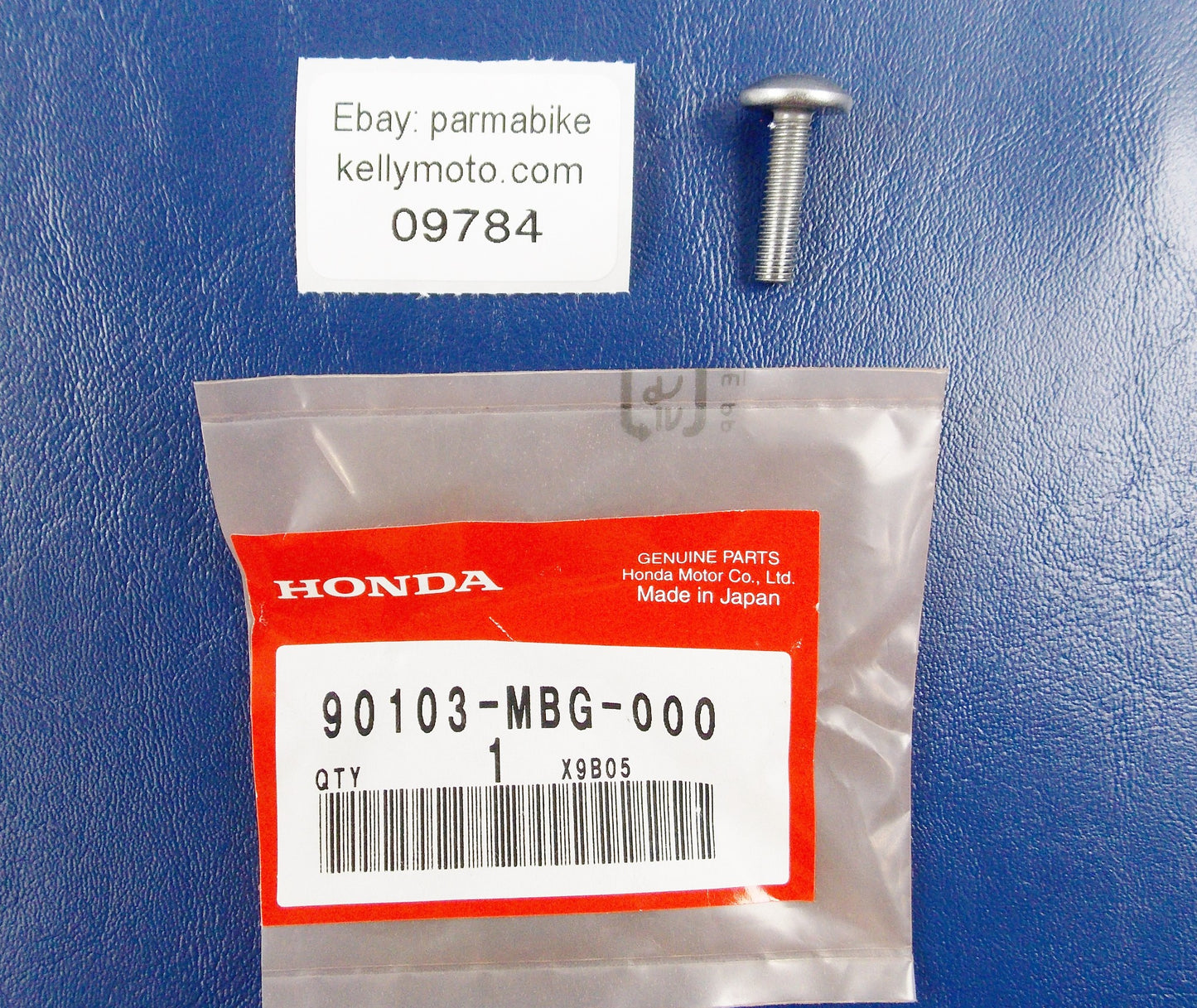 NOS OEM 1998-2019 HONDA CBR600/900/1000 VFR800 PAN SCREW 5X20 90103-MBG-000 - MotoRaider