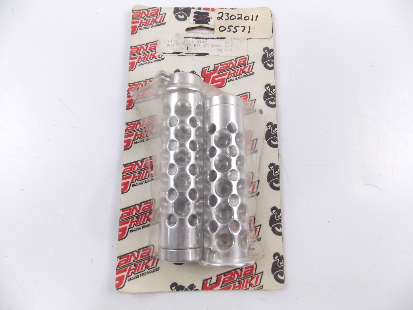 NOS YANA SHIKI ALUMINUM ALLOY HANDLEBAR BILLET GRIPS 10-5102 - MotoRaider