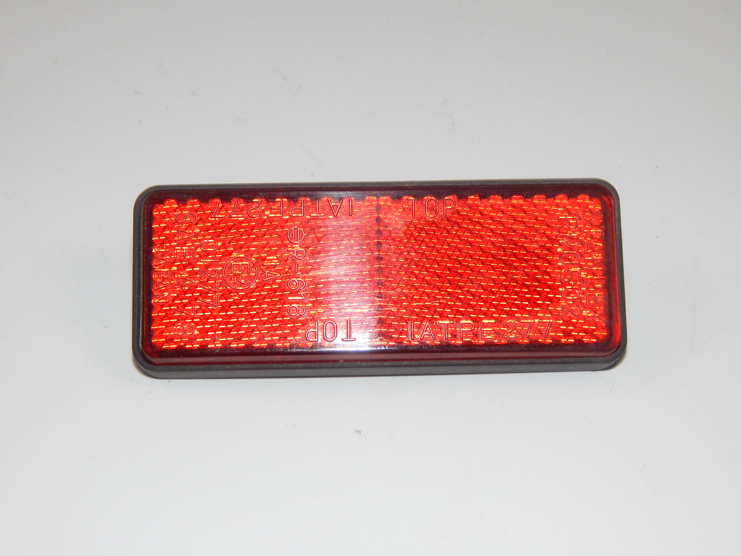 1986 KAWASAKI GPX 750-R STANLEY 070-0502 RED REFLECTOR 88x34mm VINTAGE JAPAN - MotoRaider