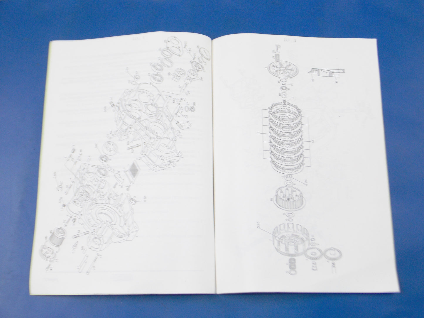 3 MANUAL 1992 APRILIA ROTAX 655 ENGINE MOTOR REPAIR SHOPBOOK ITALY GERMANY UK - MotoRaider