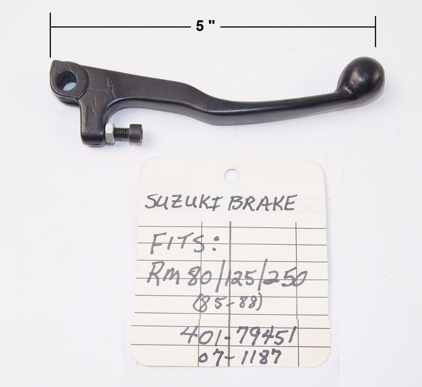 BIKE MASTER BRAKE LEVER SUZUKI 85-88 RM 80|125|250 LONG 5" 07-1187 | 401-79451 - MotoRaider