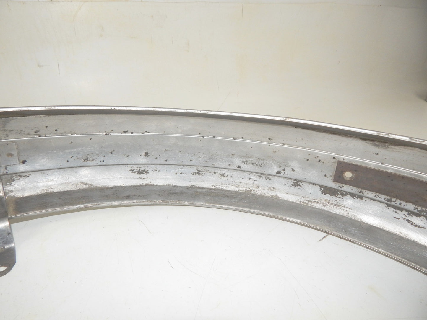 1970 GILERA 125 GIUBILEO STEEL MUD GUARD REAR FENDER VINTAGE ITALY - MotoRaider