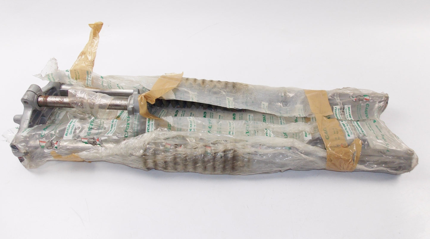 NOS OEM CAGIVA 1983 SST 125 ALETTTA 32mm FRONT FORK SUSPENSION ASSY 800037572 - MotoRaider
