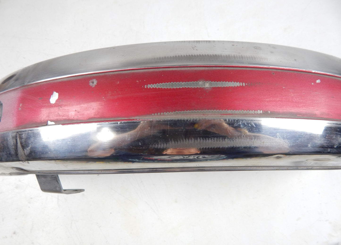 1970 GILERA 125 GIUBILEO STEEL MUD GUARD REAR FENDER VINTAGE ITALY - MotoRaider