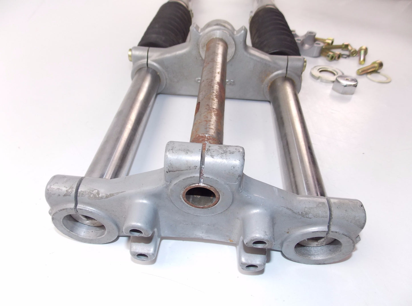 NOS OEM CAGIVA 1983 SST 125 ALETTTA 32mm FRONT FORK SUSPENSION ASSY 800037572 - MotoRaider