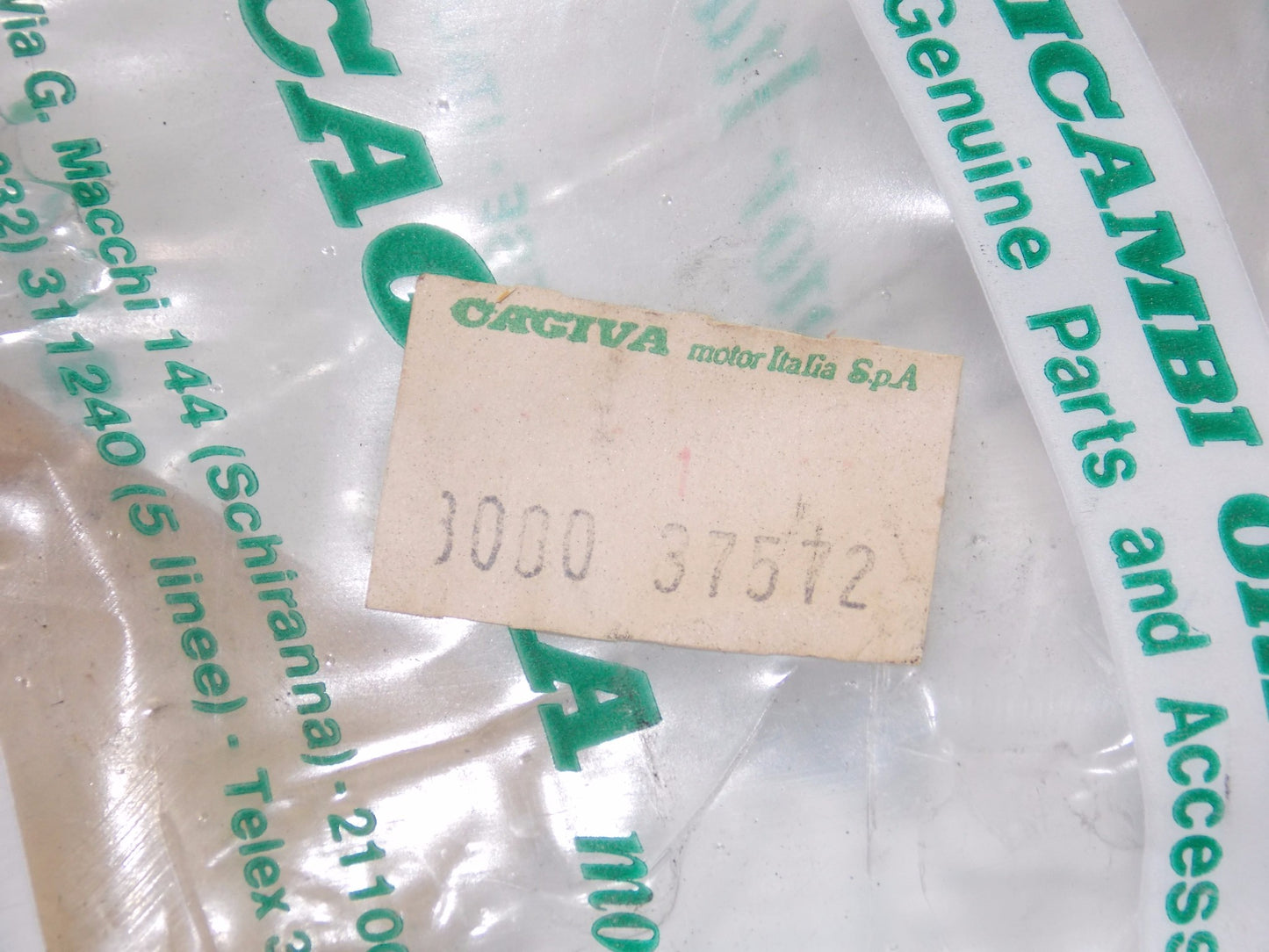 NOS OEM CAGIVA 1983 SST 125 ALETTTA 32mm FRONT FORK SUSPENSION ASSY 800037572 - MotoRaider