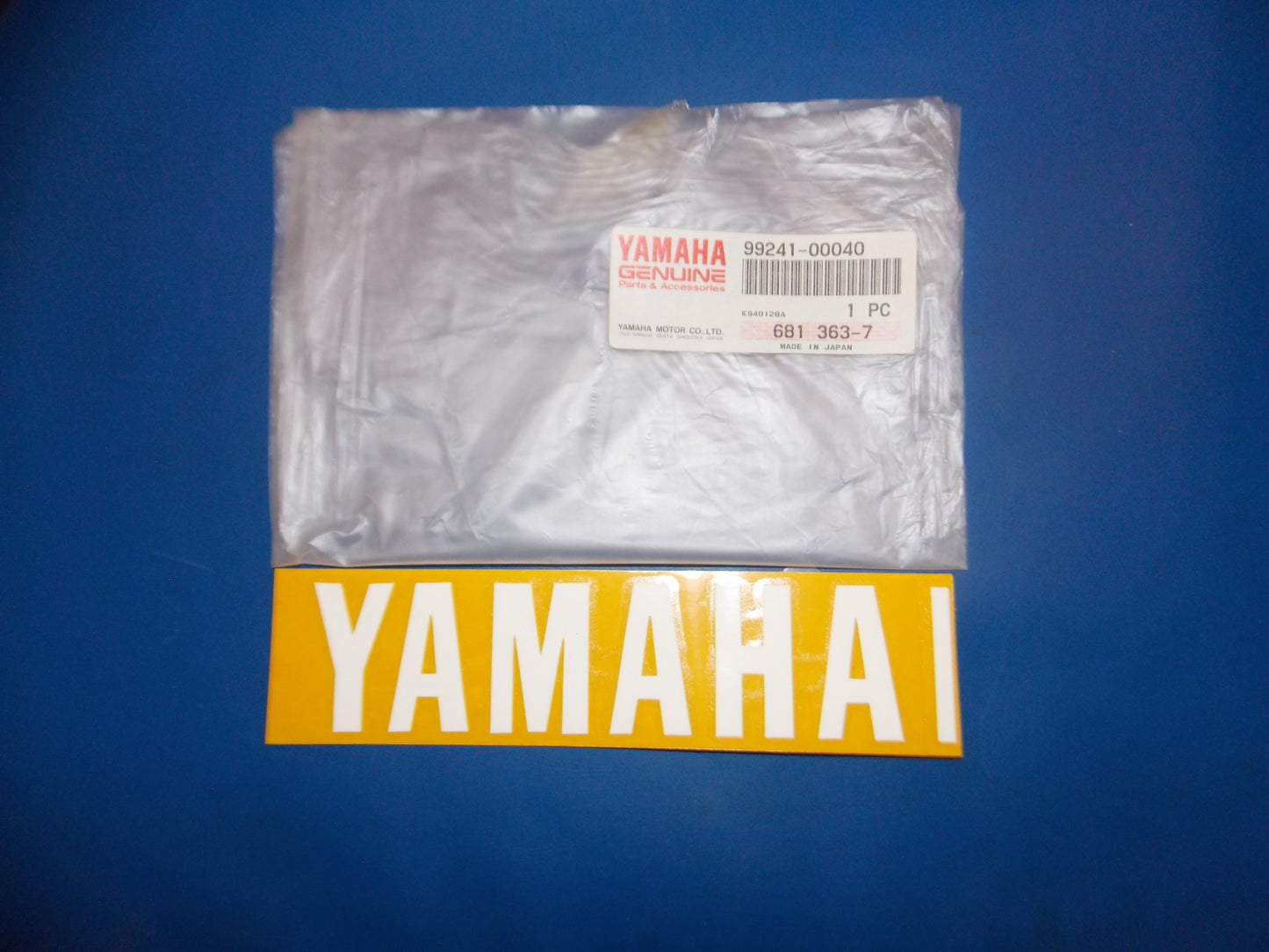 NOS YAMAHA 1988/90/996 2000/05 YZ125/250 YFM350 YFZ350 EMBLEM 99241-00040 - MotoRaider