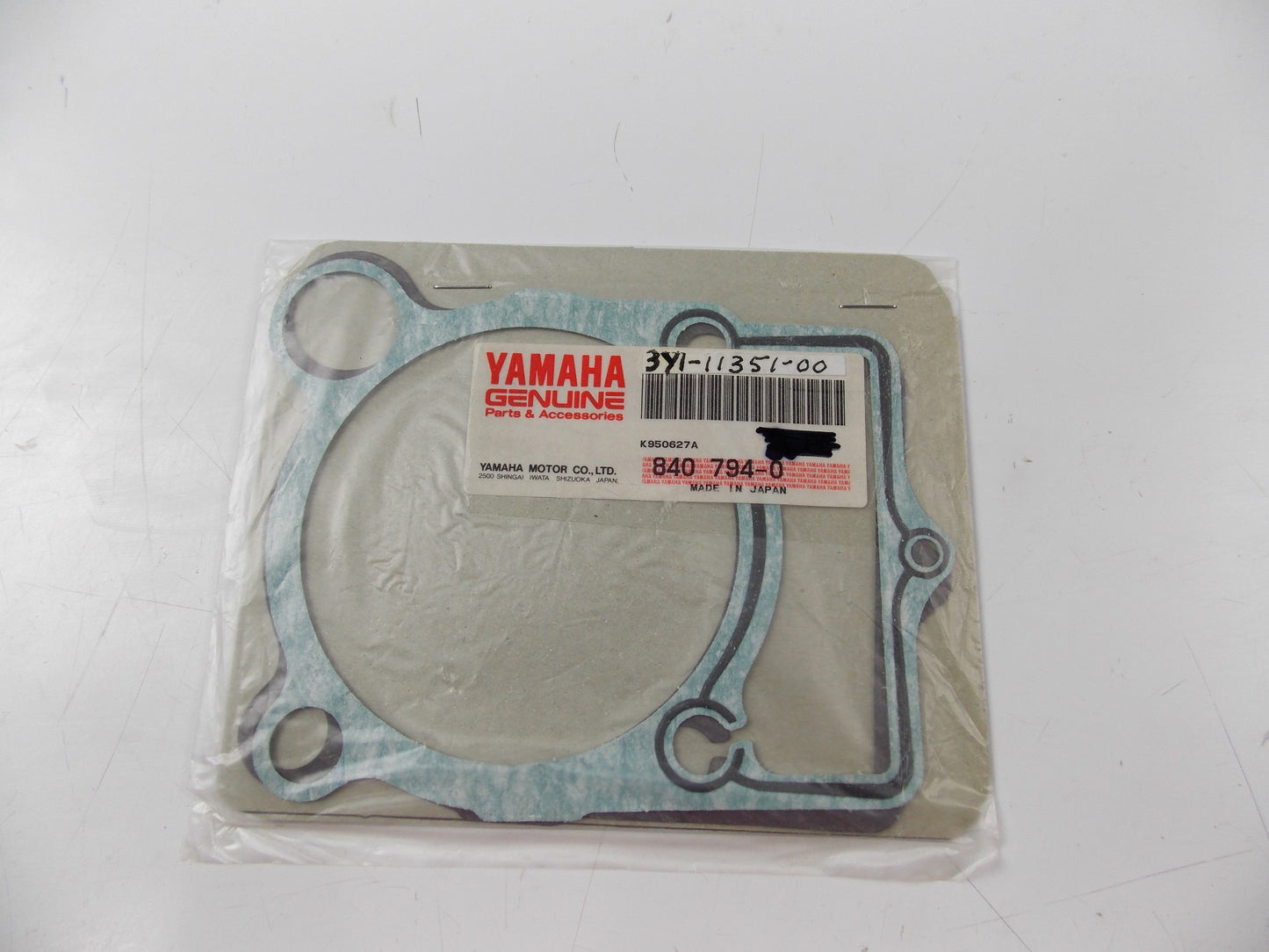 NOS OEM YAMAHA 1980-2083 XT250 CYLINDER GASKET 3Y1-11351-0 | 3NU-11351-01-00 - MotoRaider