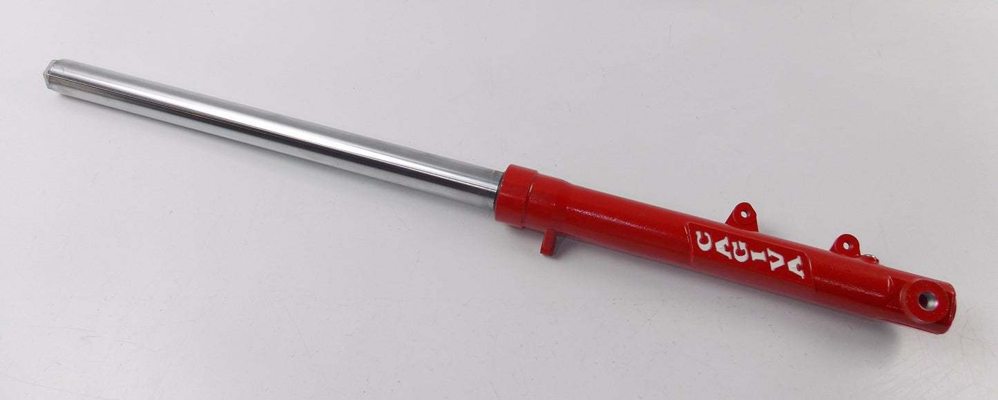 NOS OEM CAGIVA 1987 ALETTA ORO 125-S2 L FORK LEG ASSY HUSQVARNA MORINI 800052123 - MotoRaider