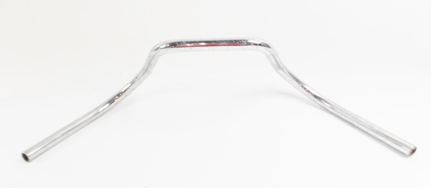 MOTORCYCLE CHROME STEEL HANDLEBAR W=27 1/2" D=7/8" 22mm CUSTOM TOURING LAVERDA - MotoRaider