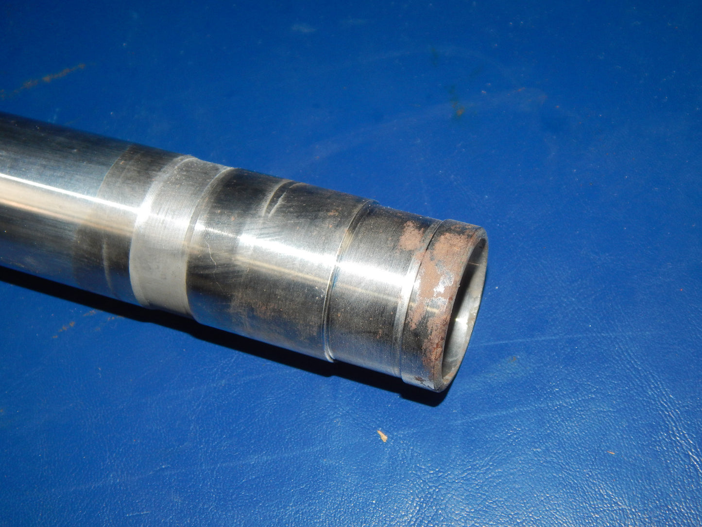 CAGIVA DUCATI MORINI HUSQVARNA FRONT FORK TUBE STANCHION 35mm L=554mm VINTAGE - MotoRaider