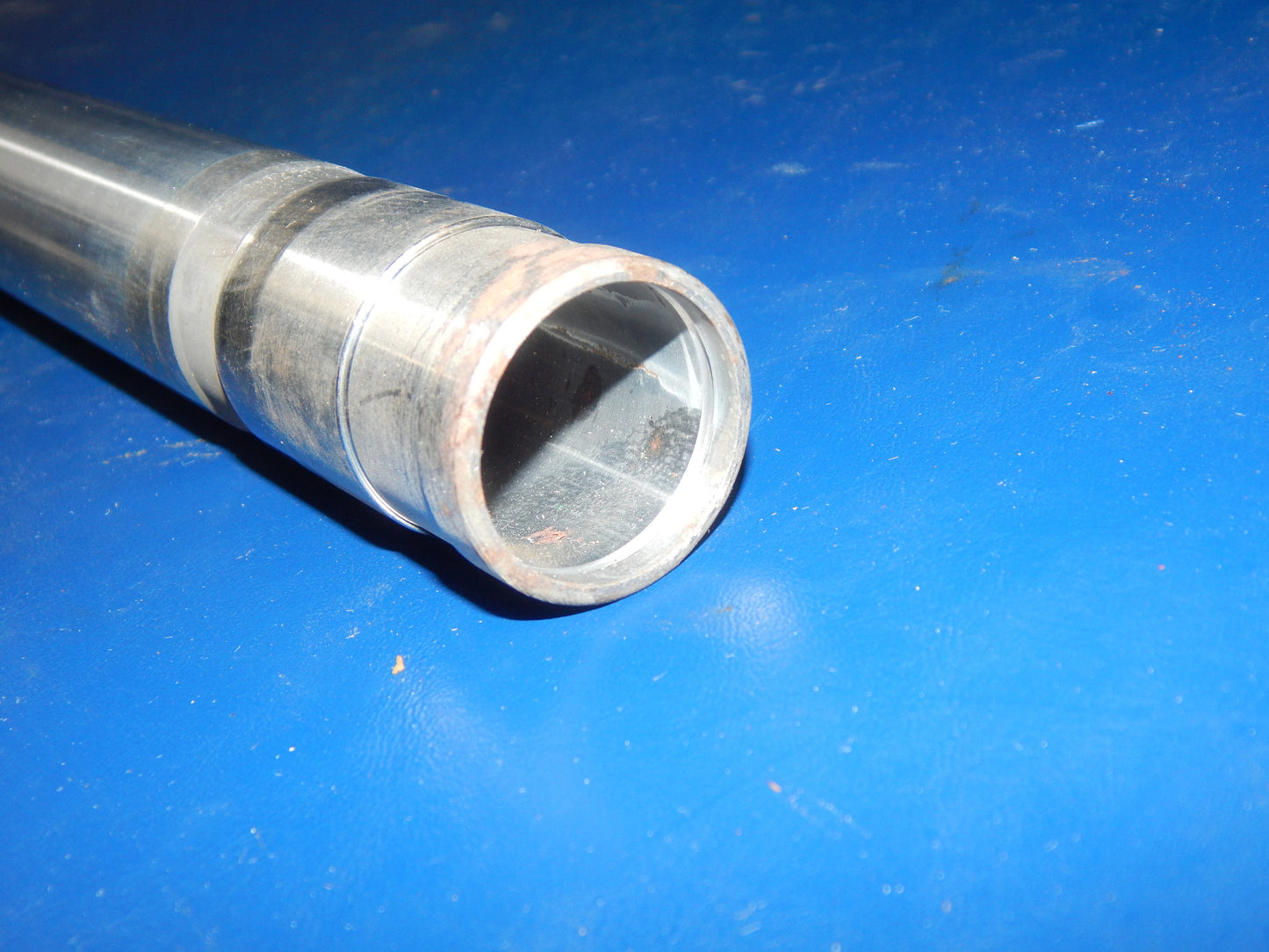 CAGIVA DUCATI MORINI HUSQVARNA FRONT FORK TUBE STANCHION 35mm L=554mm VINTAGE - MotoRaider
