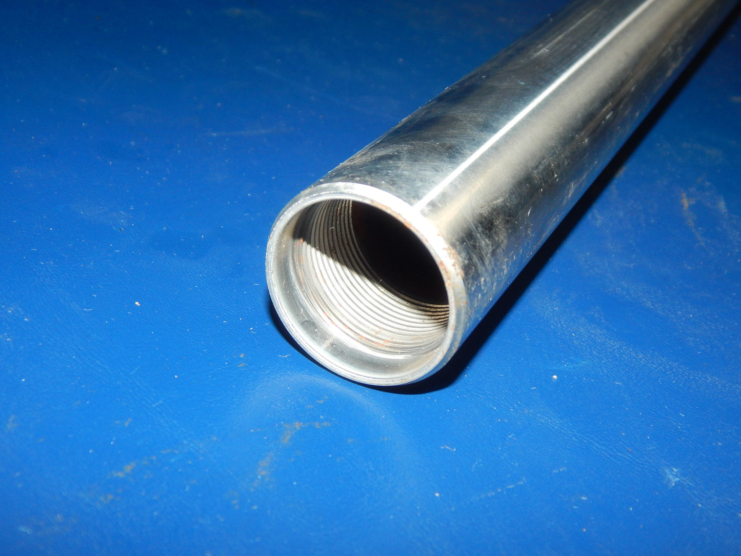 CAGIVA DUCATI MORINI HUSQVARNA FRONT FORK TUBE STANCHION 35mm L=554mm VINTAGE - MotoRaider